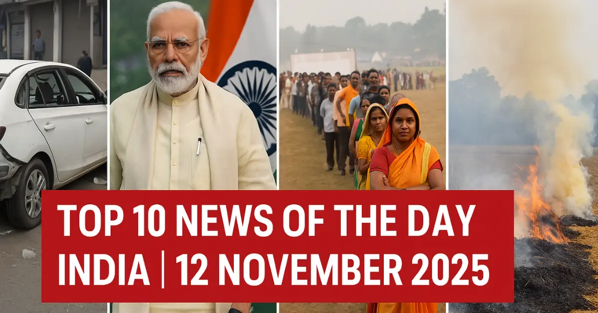 Top 10 News Of Day India Today- 12 Nov 2025